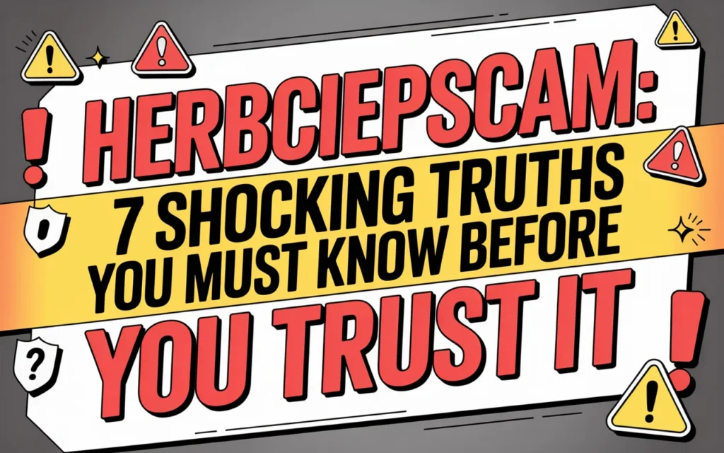 herbciepscam: 7 Shocking Truths You Must Know Before You Trust It Herbciepscam